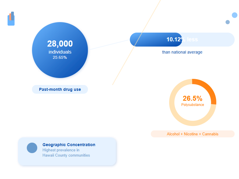 Hawaii Drug Use Young Adults Statistics