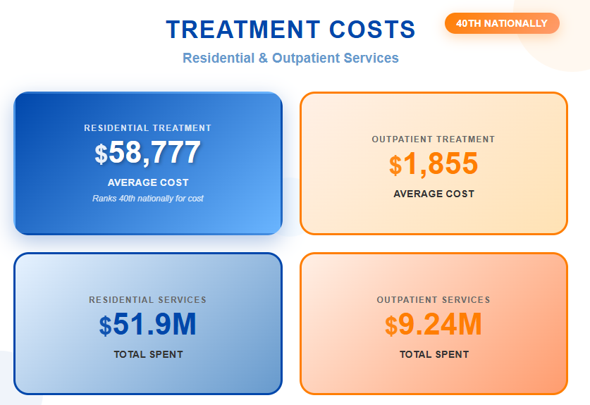 New Hampshire Treatment Costs Statistics